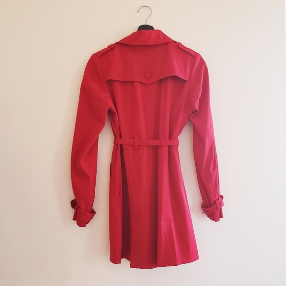 Daring Red Trench Coat! - Picture 2 of 2